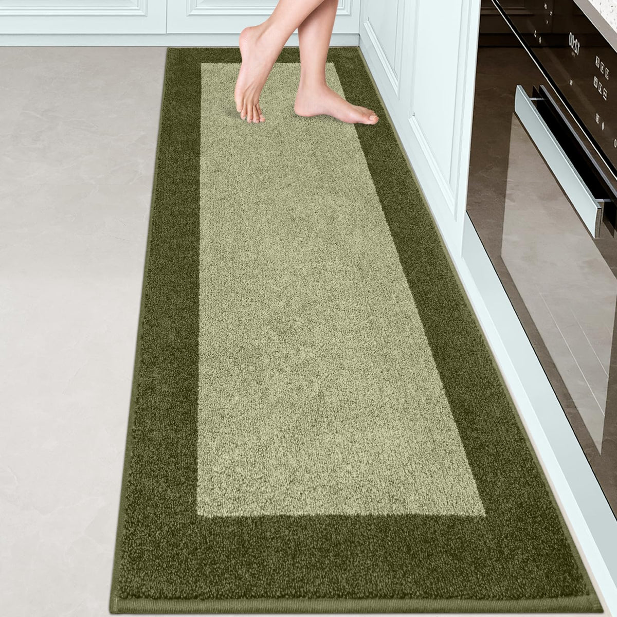 Runner Rug 32" x 72", Kitchen Rug for Hallway, Door, Roll Packing