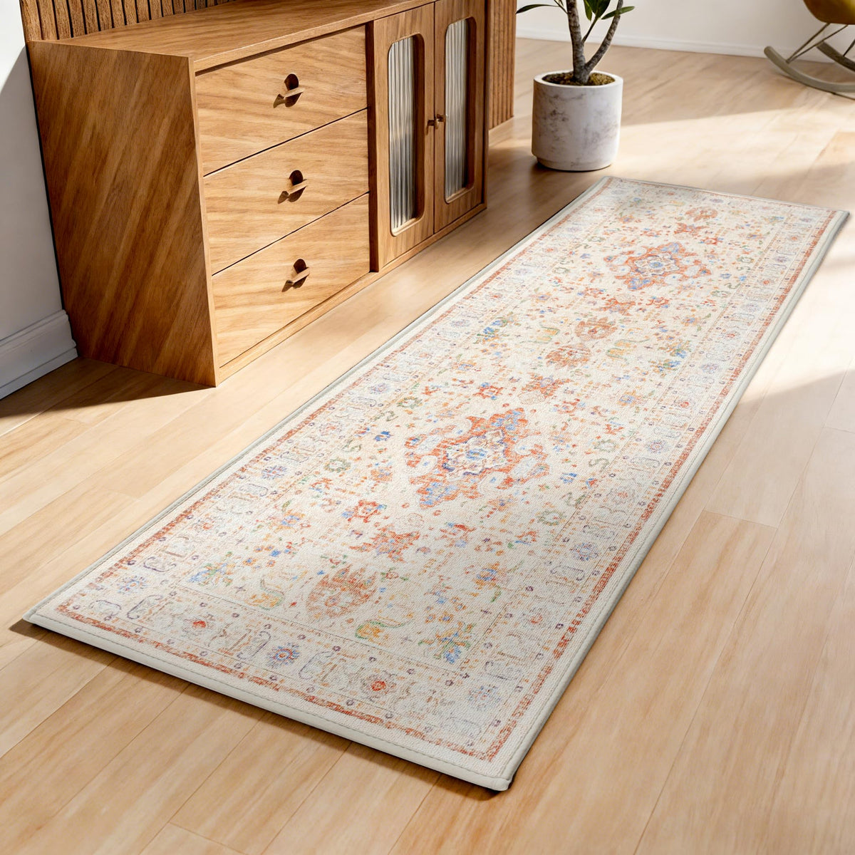 AREDO Runner Rug with Non Slip Rubber Backing 2*6 ft, Washable Soft Floor Carpet for Kitchen, Hallway, Entryway Indoor, Bedroom, Laundry, Low Pile Area Rugs, Solid color with Pointillism style, BLACK