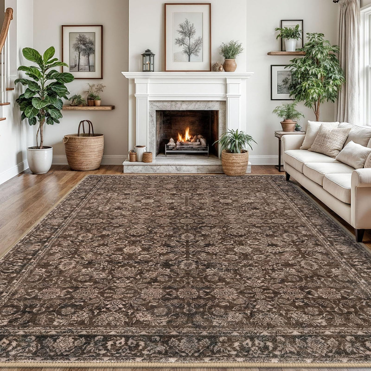 SIILOOM 2x3 Small Washable Area Rug Entryway Door Mat Indoor Kitchen Runner