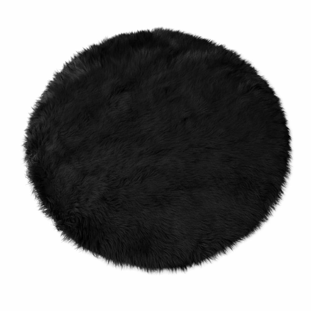 Goolela White Fluffy Faux Fur Rug for Bedroom Faux Sheepskin Rug 2x3 White Fuzzy Furry Bedside Carpet Dining Room Playroom Dorm Small Washable Rectangle