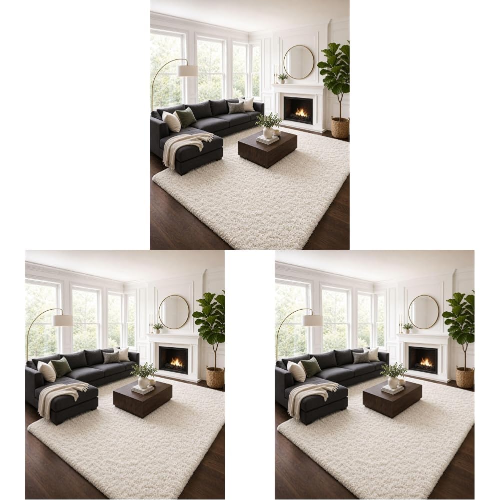 Ophanie 2x6 Washable Runner Rug for Hallway,Non-Slip Fluffy Soft Bedside Rugs, Bedroom Living Room Grey Shaggy Gray Carpet for Kids Girls Boys Dorm Nursery Home Decor Aesthetic