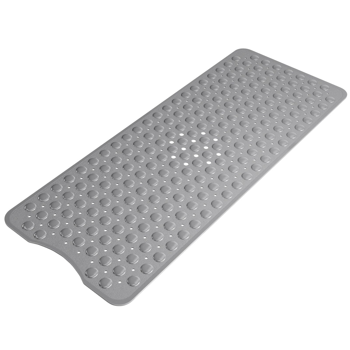 AmazerBath Shower Mat Non Slip 40 x 16 Inches, Shower Stall Mats with Suction Cups and Drain Holes, Non Slip Bath Mat for Tub for Elderly & Kids, Clear
