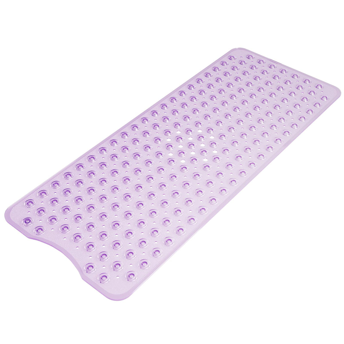 AmazerBath Shower Mat Non Slip 40 x 16 Inches, Shower Stall Mats with Suction Cups and Drain Holes, Non Slip Bath Mat for Tub for Elderly & Kids, Clear