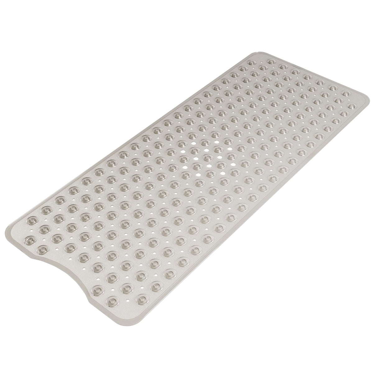 AmazerBath Shower Mat Non Slip 40 x 16 Inches, Shower Stall Mats with Suction Cups and Drain Holes, Non Slip Bath Mat for Tub for Elderly & Kids, Clear