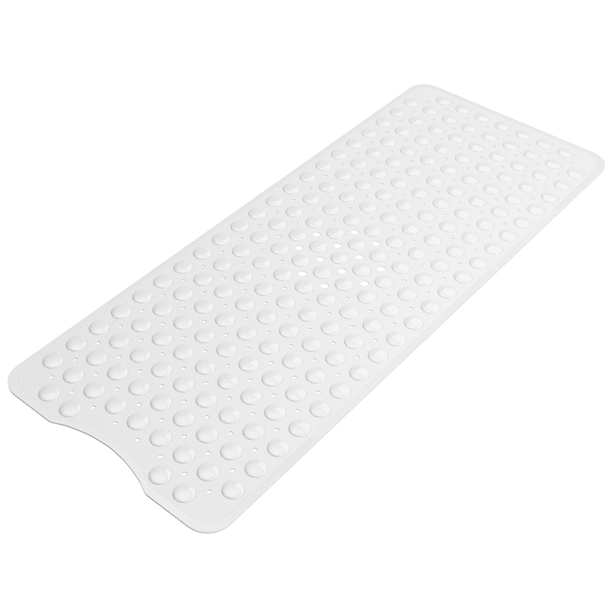 AmazerBath Shower Mat Non Slip 40 x 16 Inches, Shower Stall Mats with Suction Cups and Drain Holes, Non Slip Bath Mat for Tub for Elderly & Kids, Clear