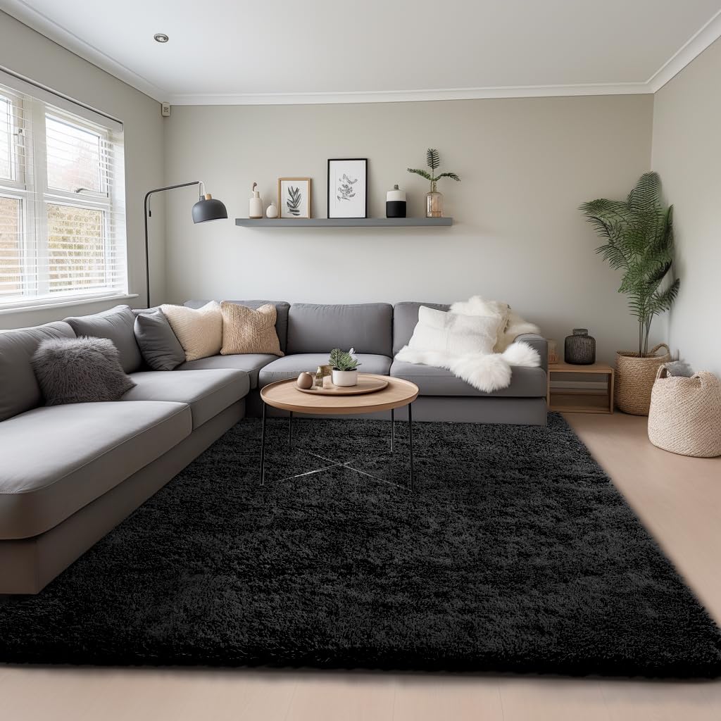 Ophanie Small Rug Upgrade Non Slip Throw Bedside Area Rugs, Fluffy Soft Grey Mini Bedroom Carpet, Affordable Door Entryway Indoor Inside Front Entrance Dog 2x3 Mat, Home Decor Aesthetic, Nursery