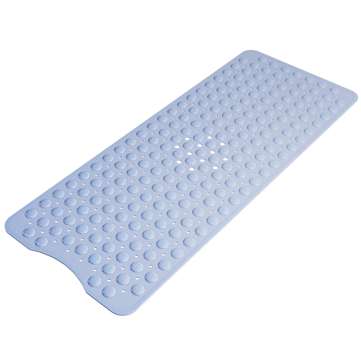 AmazerBath Shower Mat Non Slip 40 x 16 Inches, Shower Stall Mats with Suction Cups and Drain Holes, Non Slip Bath Mat for Tub for Elderly & Kids, Clear
