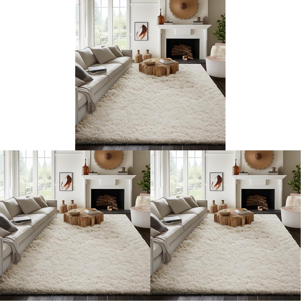 Ophanie 2x6 Washable Runner Rug for Hallway,Non-Slip Fluffy Soft Bedside Rugs, Bedroom Living Room Grey Shaggy Gray Carpet for Kids Girls Boys Dorm Nursery Home Decor Aesthetic