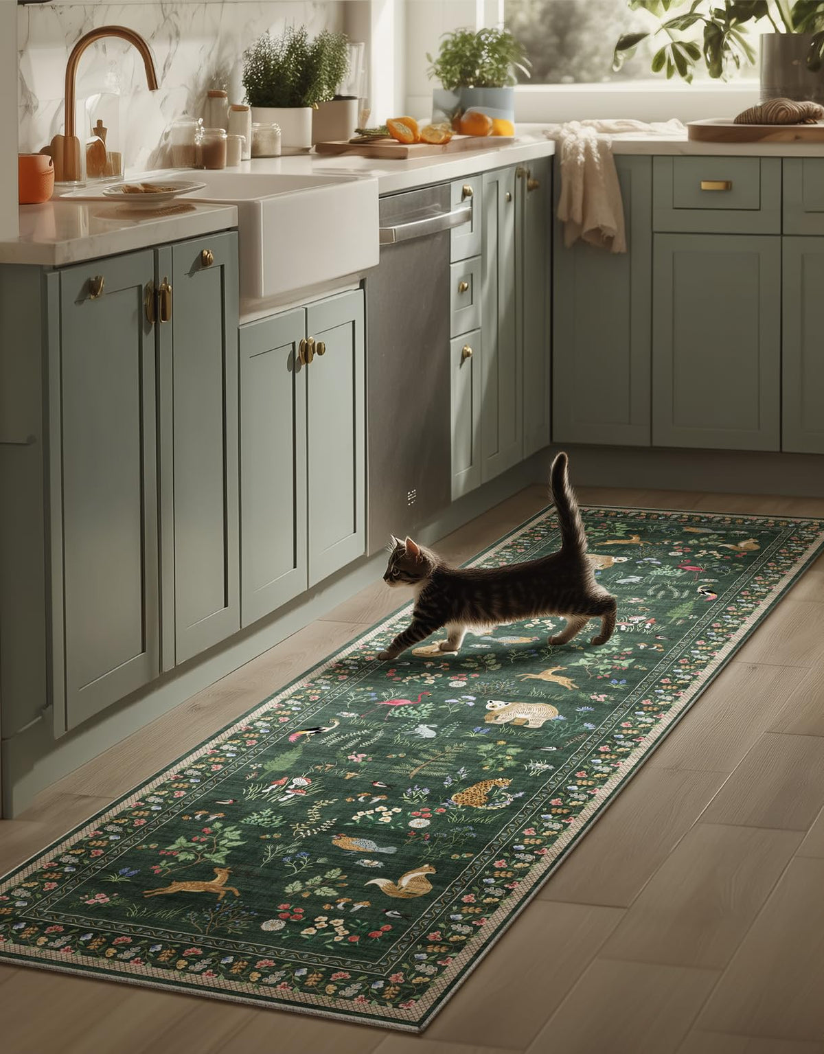 Machine Washable Small Rugs for Entryway: Door Mat Indoor Entrance 2x3 Throw Rug Non-Slip Low Pile Soft Kitchen Rugs for Front Door Indoor Entrance Entry Bedside Kids Room