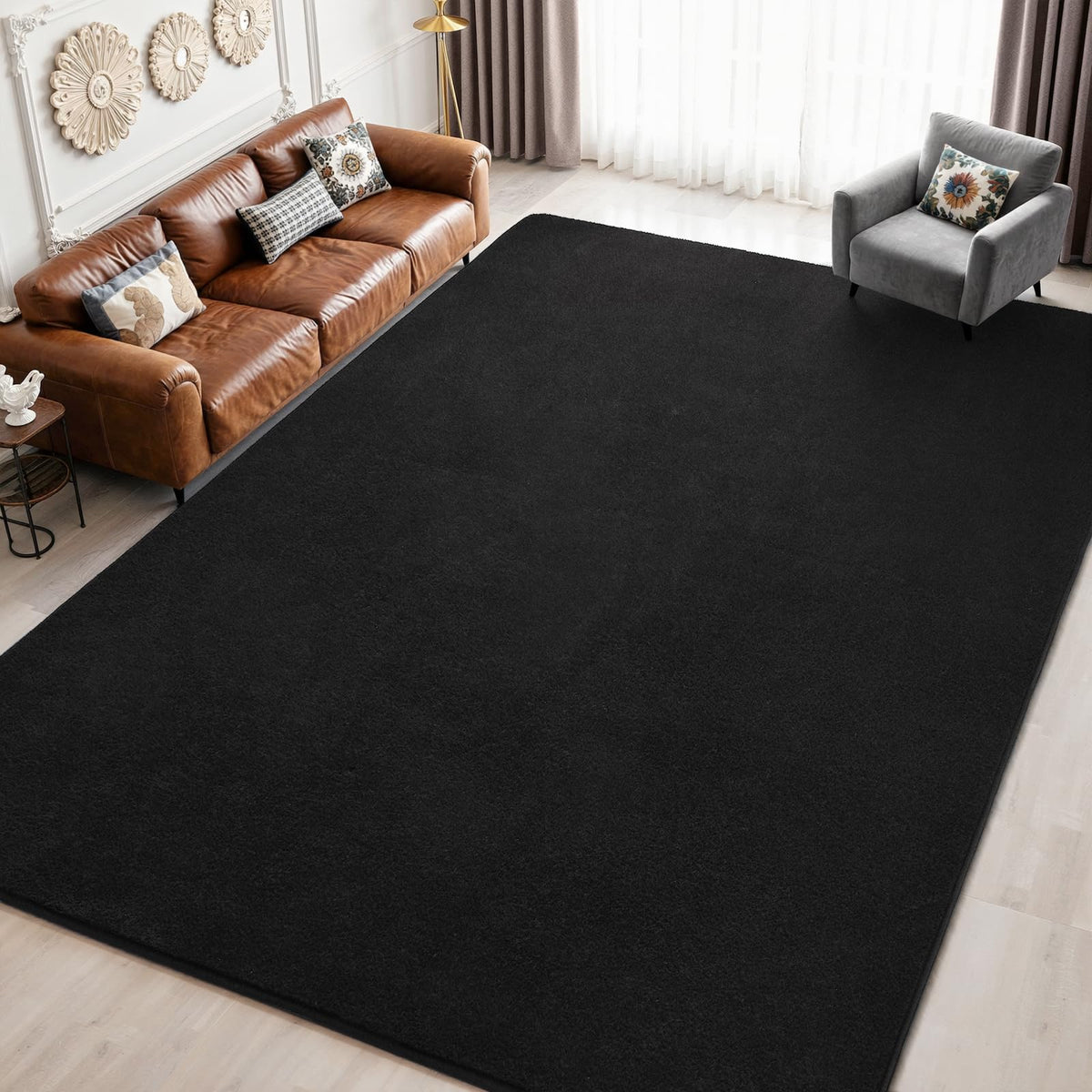 Keeko 2x4 Area Rugs for Living Room,Soft Washable Memory Foam Bedroom Rug