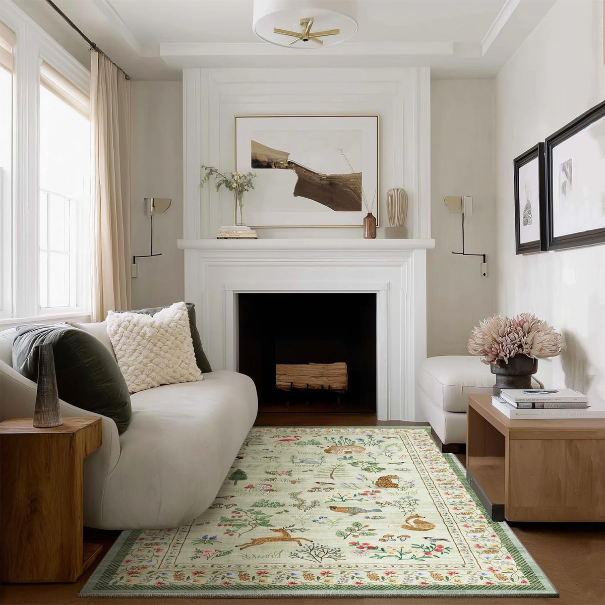 Machine Washable Small Rugs for Entryway: Door Mat Indoor Entrance 2x3 Throw Rug Non-Slip Low Pile Soft Kitchen Rugs for Front Door Indoor Entrance Entry Bedside Kids Room
