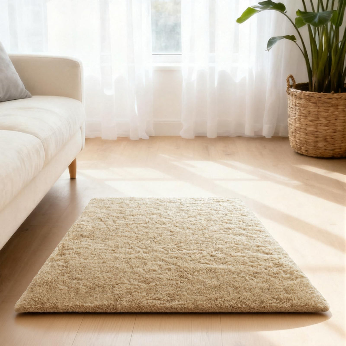Pink Rug for Bedroom, 2x3 Small Fluffy Area Rugs for Living Room