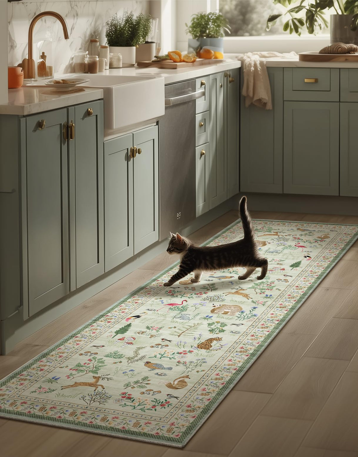 Machine Washable Small Rugs for Entryway: Door Mat Indoor Entrance 2x3 Throw Rug Non-Slip Low Pile Soft Kitchen Rugs for Front Door Indoor Entrance Entry Bedside Kids Room