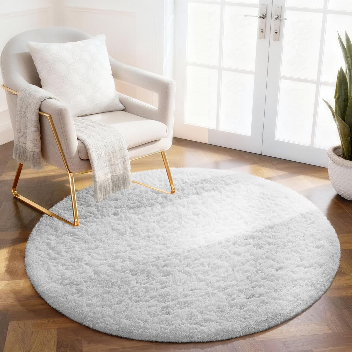 Ophanie 2x6 Washable Runner Rug for Hallway,Non-Slip Fluffy Soft Bedside Rugs, Bedroom Living Room Grey Shaggy Gray Carpet for Kids Girls Boys Dorm Nursery Home Decor Aesthetic