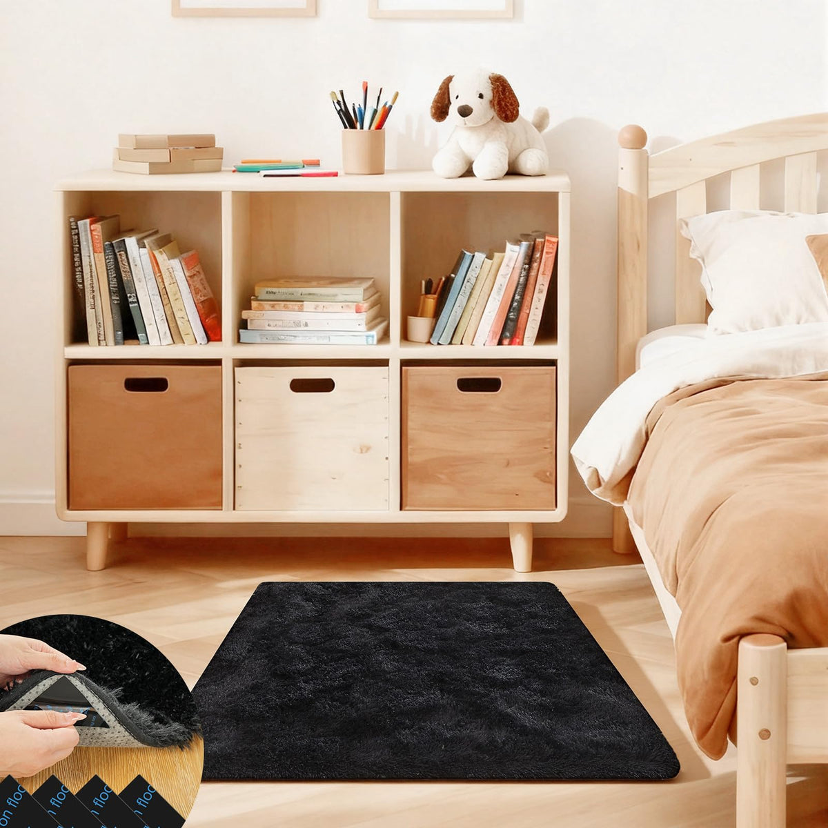 Pink Rug for Bedroom, 2x3 Small Fluffy Area Rugs for Living Room