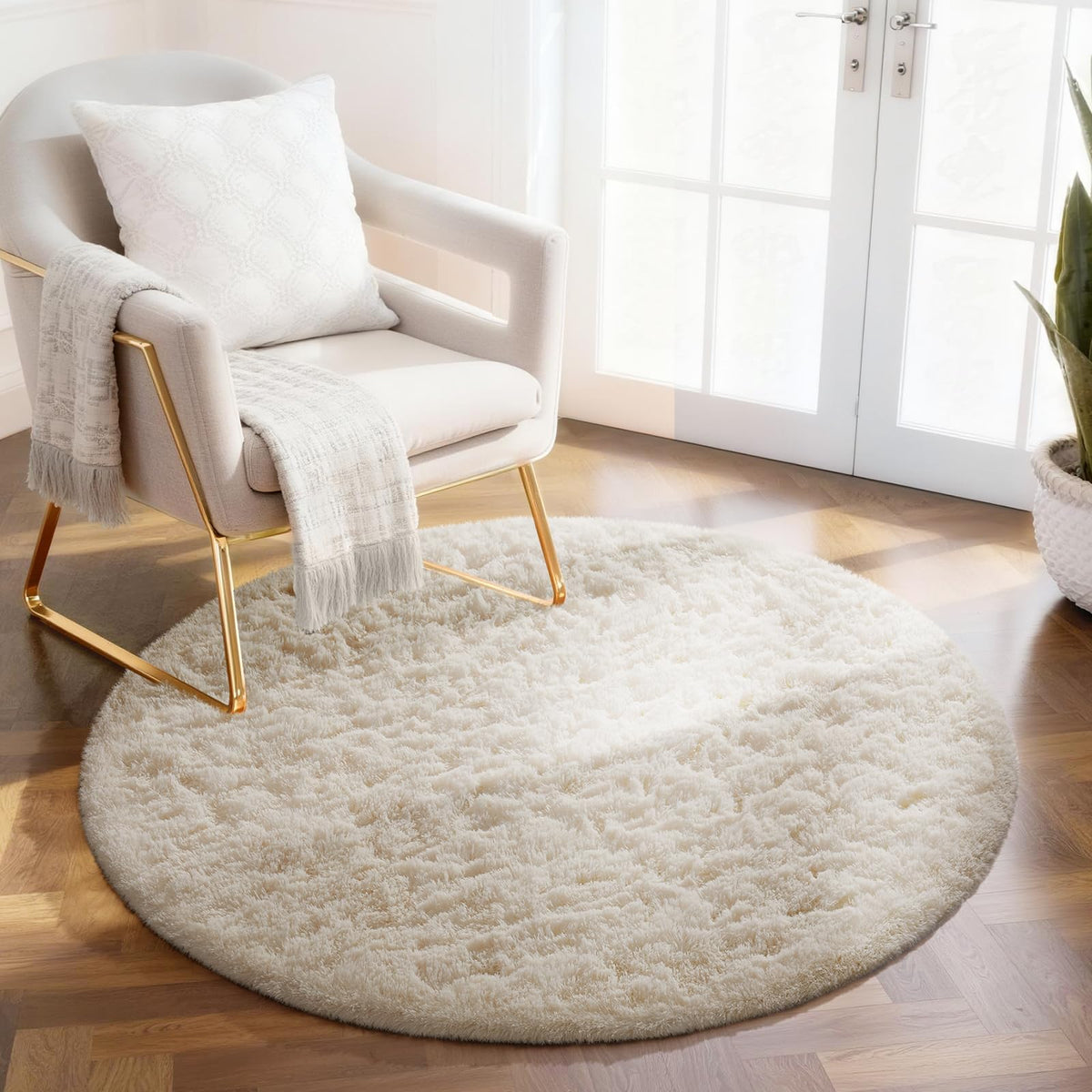 Ophanie 2x6 Washable Runner Rug for Hallway,Non-Slip Fluffy Soft Bedside Rugs, Bedroom Living Room Grey Shaggy Gray Carpet for Kids Girls Boys Dorm Nursery Home Decor Aesthetic