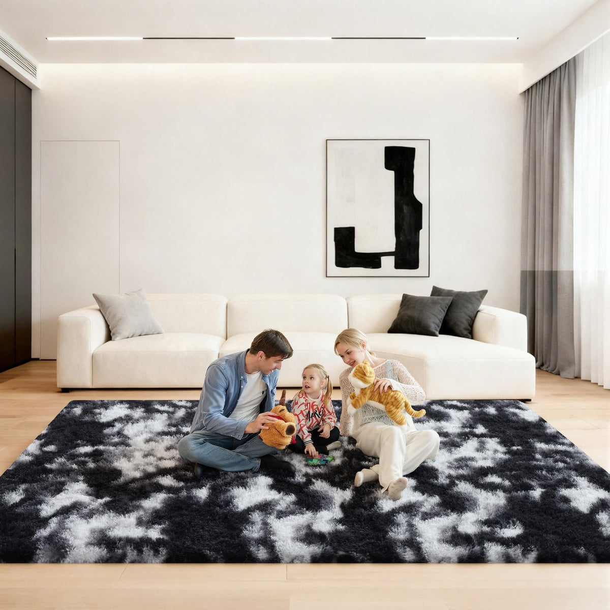 Pink Rug for Bedroom, 2x3 Small Fluffy Area Rugs for Living Room
