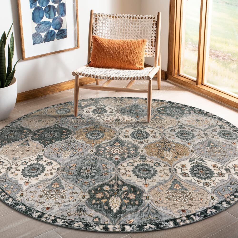 Lahome Washable Rugs for Entryway, 2x3 Kitchen Rugs Non Slip Washable