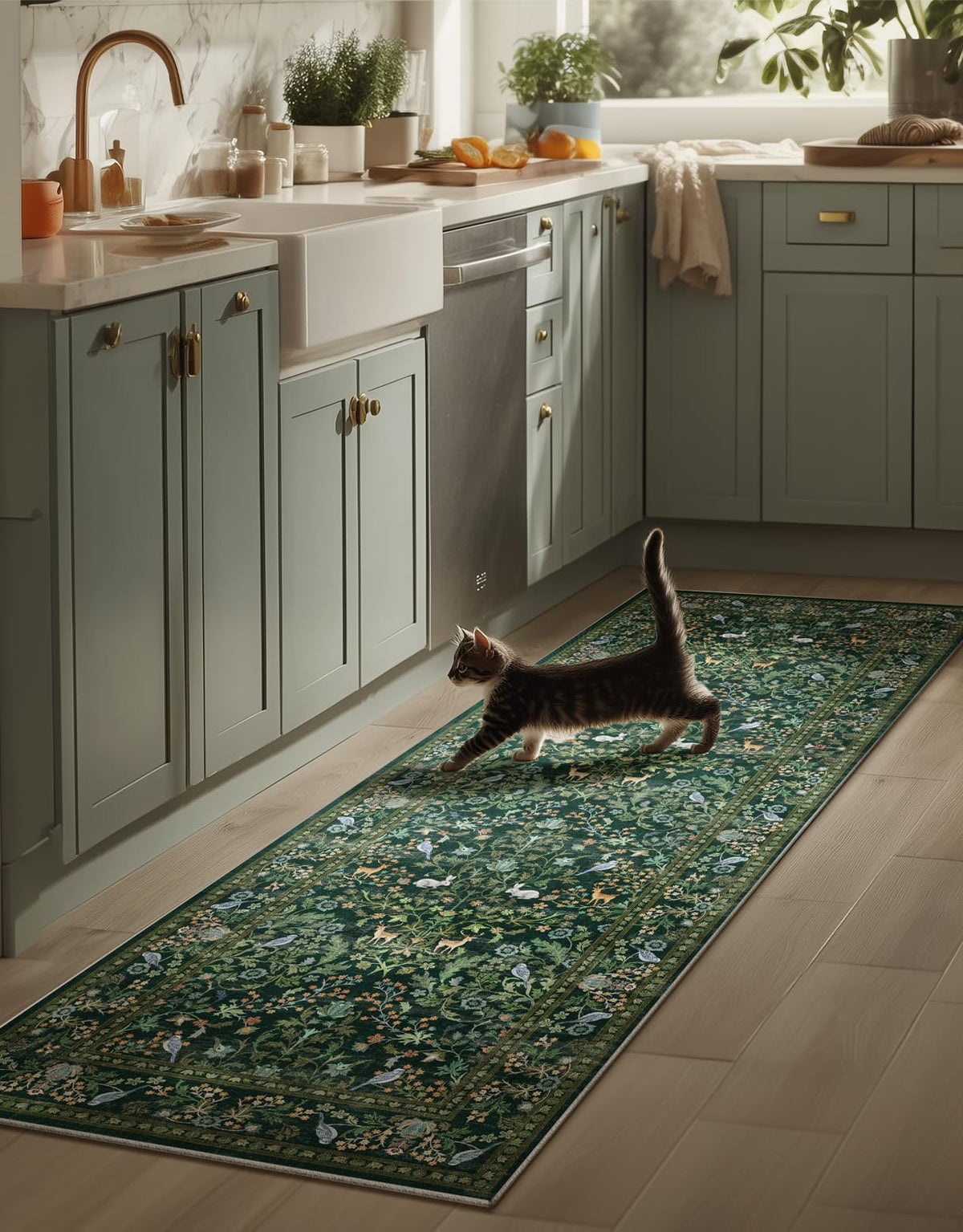 Machine Washable Small Rugs for Entryway: Door Mat Indoor Entrance 2x3 Throw Rug Non-Slip Low Pile Soft Kitchen Rugs for Front Door Indoor Entrance Entry Bedside Kids Room