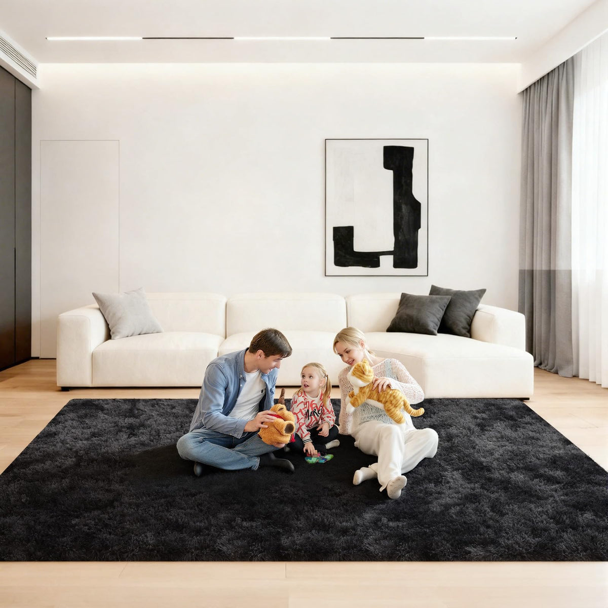 Pink Rug for Bedroom, 2x3 Small Fluffy Area Rugs for Living Room