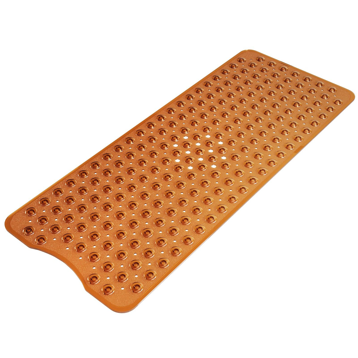 AmazerBath Shower Mat Non Slip 40 x 16 Inches, Shower Stall Mats with Suction Cups and Drain Holes, Non Slip Bath Mat for Tub for Elderly & Kids, Clear