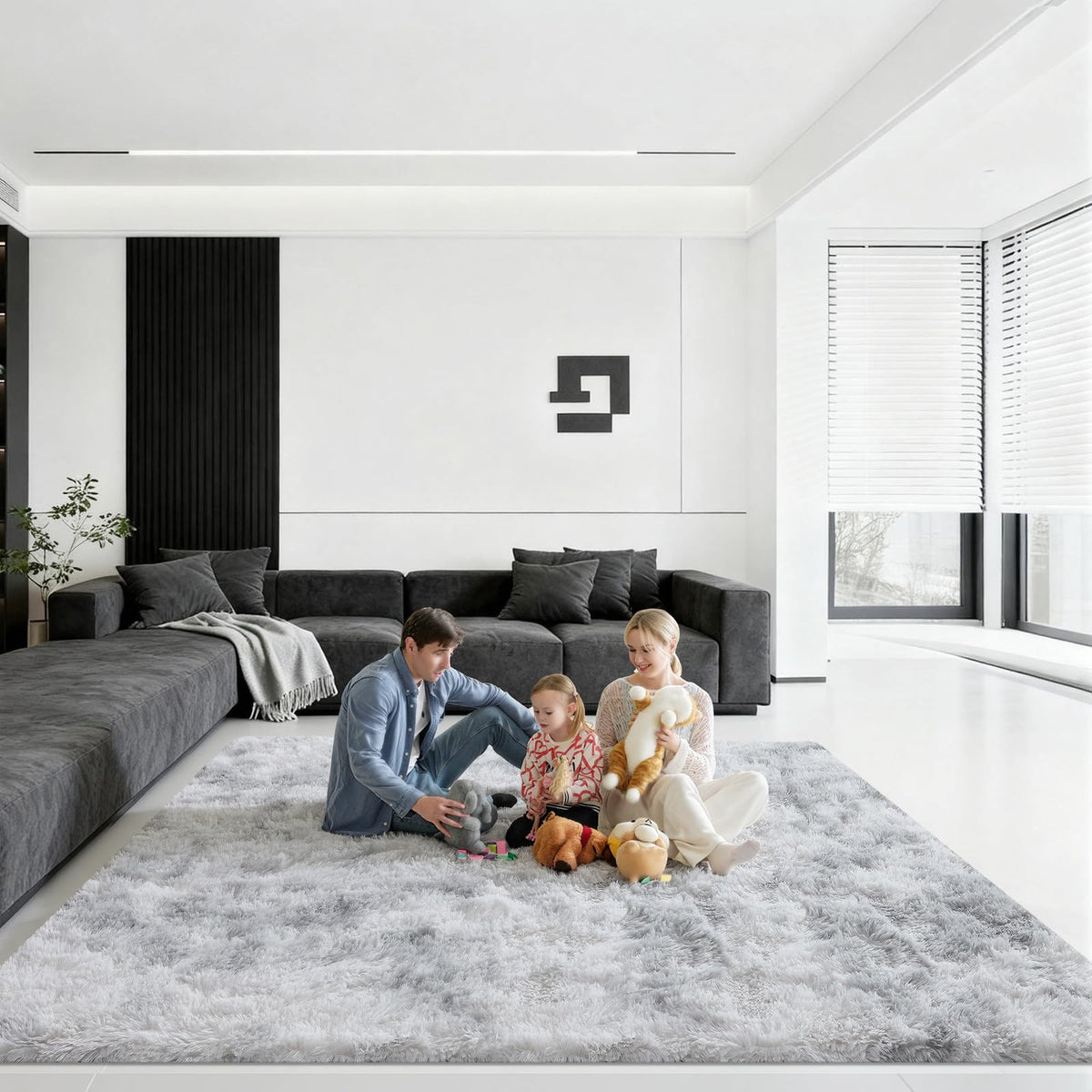 Pink Rug for Bedroom, 2x3 Small Fluffy Area Rugs for Living Room