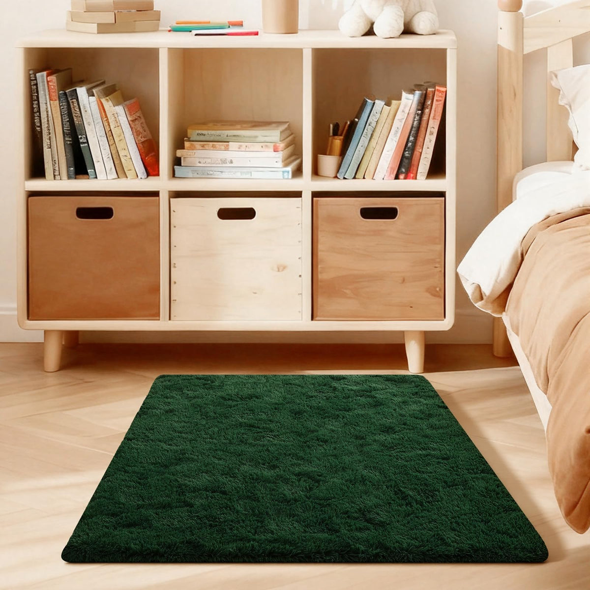Pink Rug for Bedroom, 2x3 Small Fluffy Area Rugs for Living Room