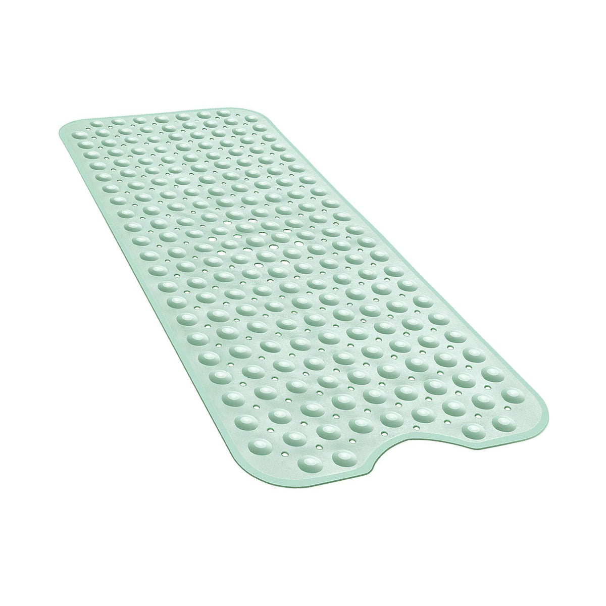 YINENN Bath and Shower Safety Mats 40x16 inch, Non Slip with Suction Cups for Bathroom Stall and Tub Floor, Extra Large and Machine Washable, Drain Holes Keep Bathtub Clean, Clear
