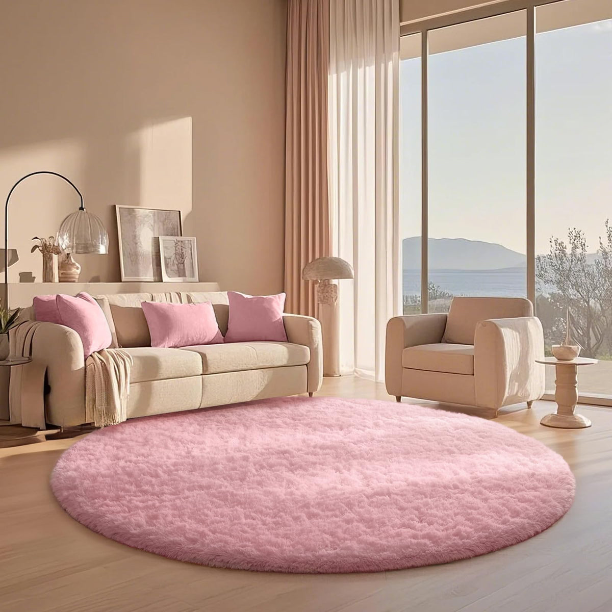 Ophanie Small Rug Upgrade Non Slip Throw Bedside Area Rugs, Fluffy Soft Grey Mini Bedroom Carpet, Affordable Door Entryway Indoor Inside Front Entrance Dog 2x3 Mat, Home Decor Aesthetic, Nursery