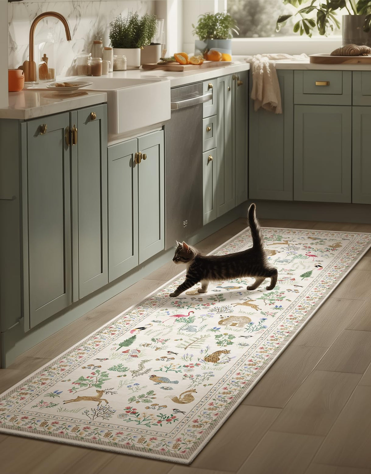 Machine Washable Small Rugs for Entryway: Door Mat Indoor Entrance 2x3 Throw Rug Non-Slip Low Pile Soft Kitchen Rugs for Front Door Indoor Entrance Entry Bedside Kids Room