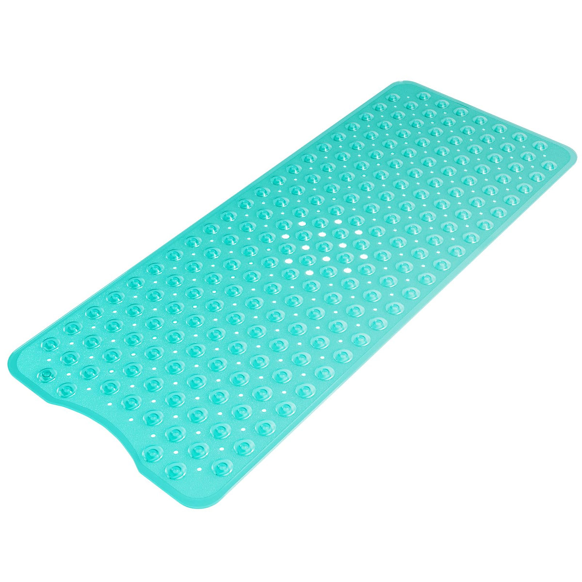 AmazerBath Shower Mat Non Slip 40 x 16 Inches, Shower Stall Mats with Suction Cups and Drain Holes, Non Slip Bath Mat for Tub for Elderly & Kids, Clear