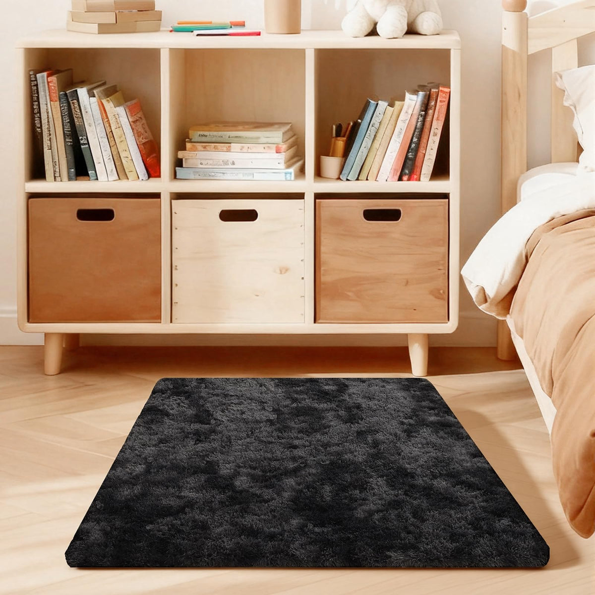 Pink Rug for Bedroom, 2x3 Small Fluffy Area Rugs for Living Room