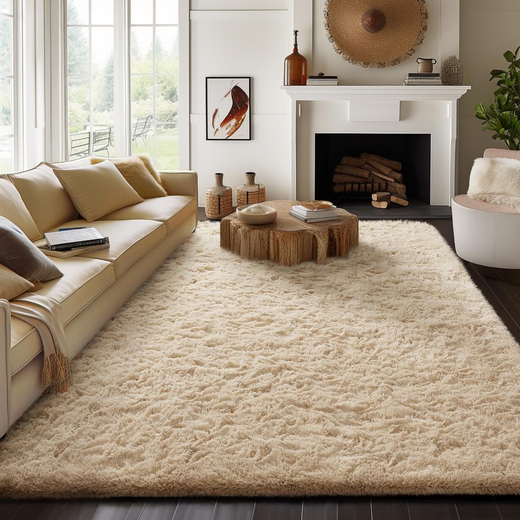 Ophanie 2x6 Washable Runner Rug for Hallway,Non-Slip Fluffy Soft Bedside Rugs, Bedroom Living Room Grey Shaggy Gray Carpet for Kids Girls Boys Dorm Nursery Home Decor Aesthetic