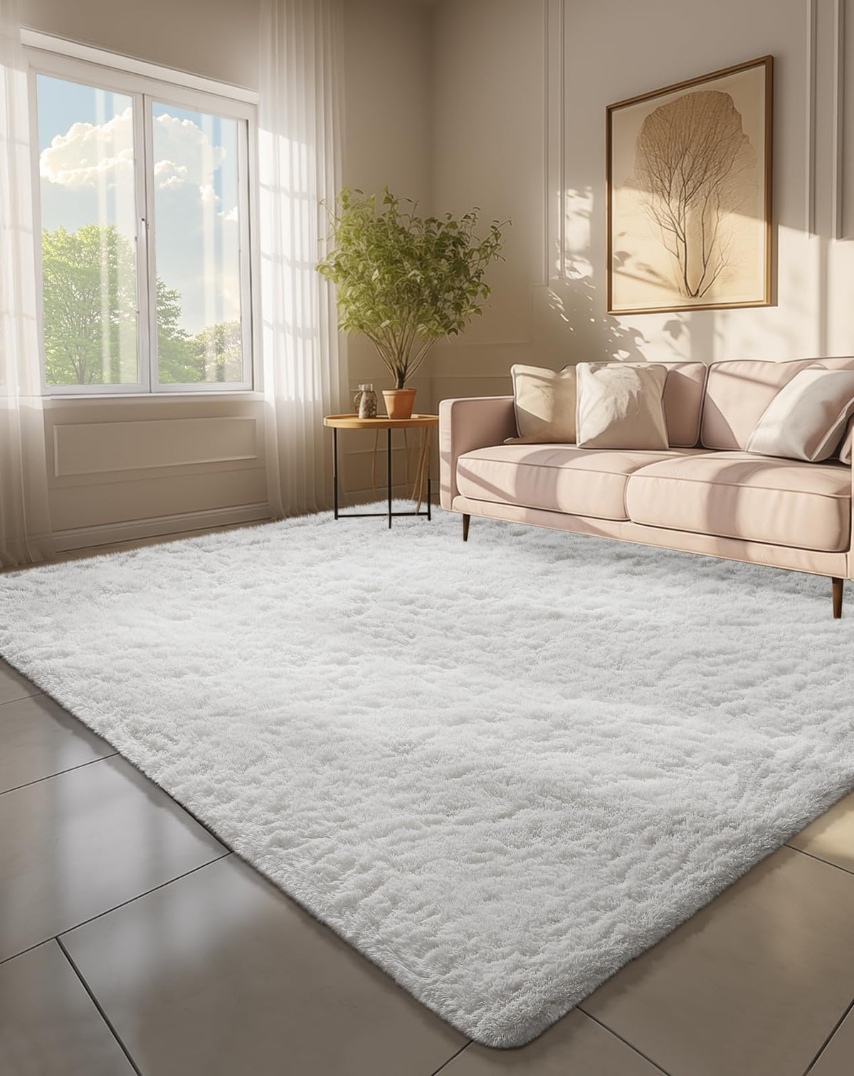 Ophanie 2x6 Washable Runner Rug for Hallway,Non-Slip Fluffy Soft Bedside Rugs, Bedroom Living Room Grey Shaggy Gray Carpet for Kids Girls Boys Dorm Nursery Home Decor Aesthetic