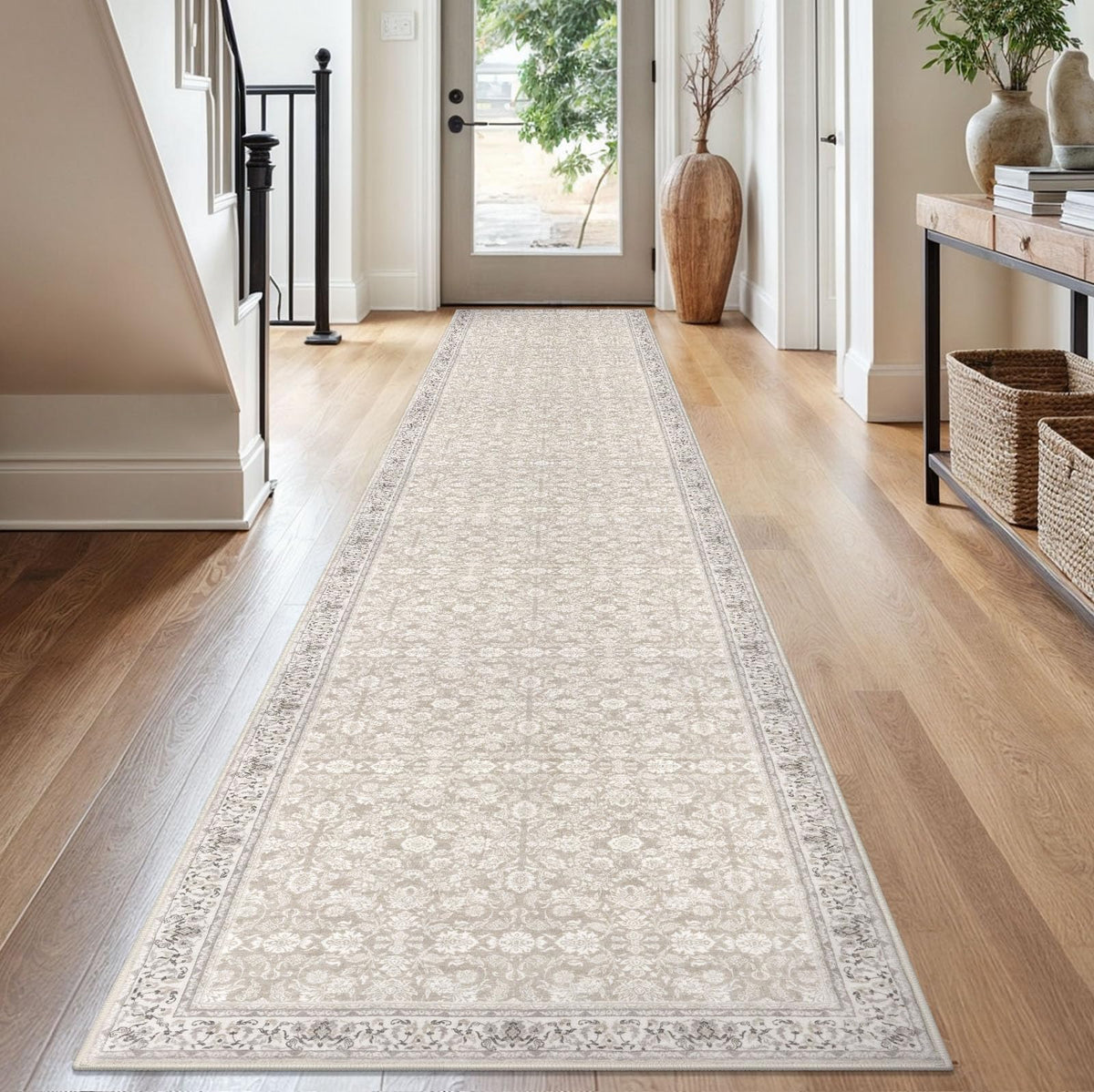 SIILOOM 2x3 Small Washable Area Rug Entryway Door Mat Indoor Kitchen Runner