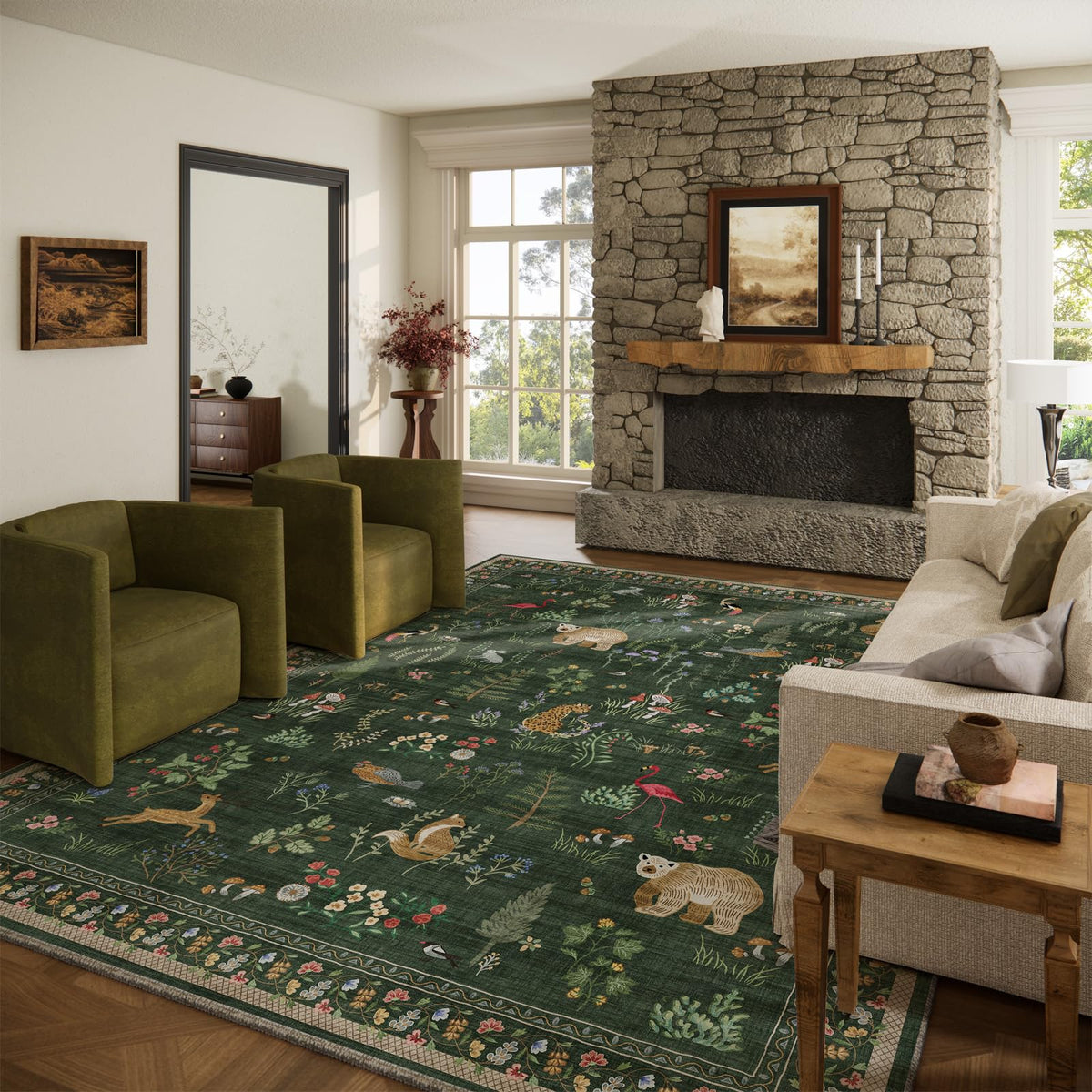 Machine Washable Small Rugs for Entryway: Door Mat Indoor Entrance 2x3 Throw Rug Non-Slip Low Pile Soft Kitchen Rugs for Front Door Indoor Entrance Entry Bedside Kids Room