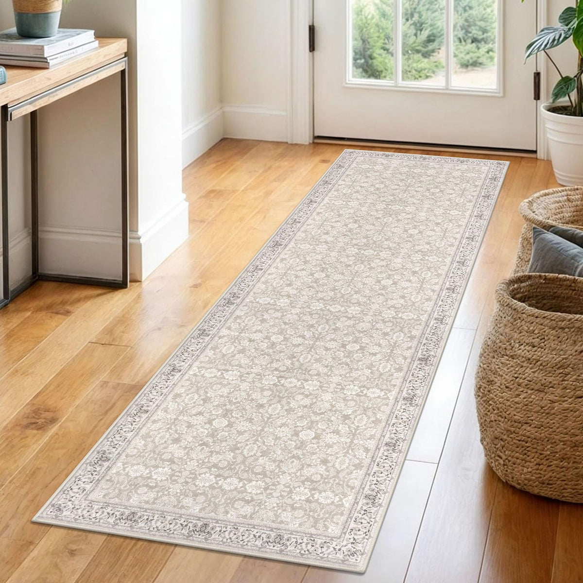 SIILOOM 2x3 Small Washable Area Rug Entryway Door Mat Indoor Kitchen Runner