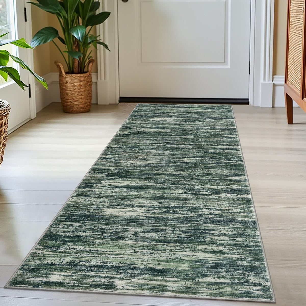 SIILOOM 3x5 Washable Area Rug Non Slip Door Mat Indoor for Entryway Bedside