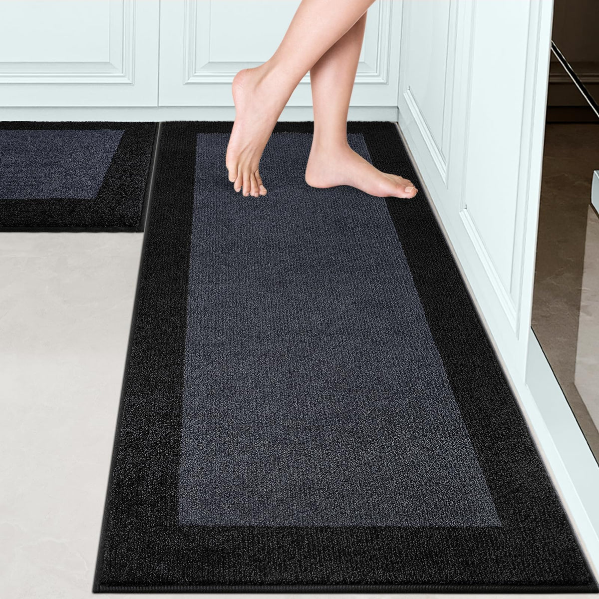 Runner Rug 32" x 72", Kitchen Rug for Hallway, Door, Roll Packing