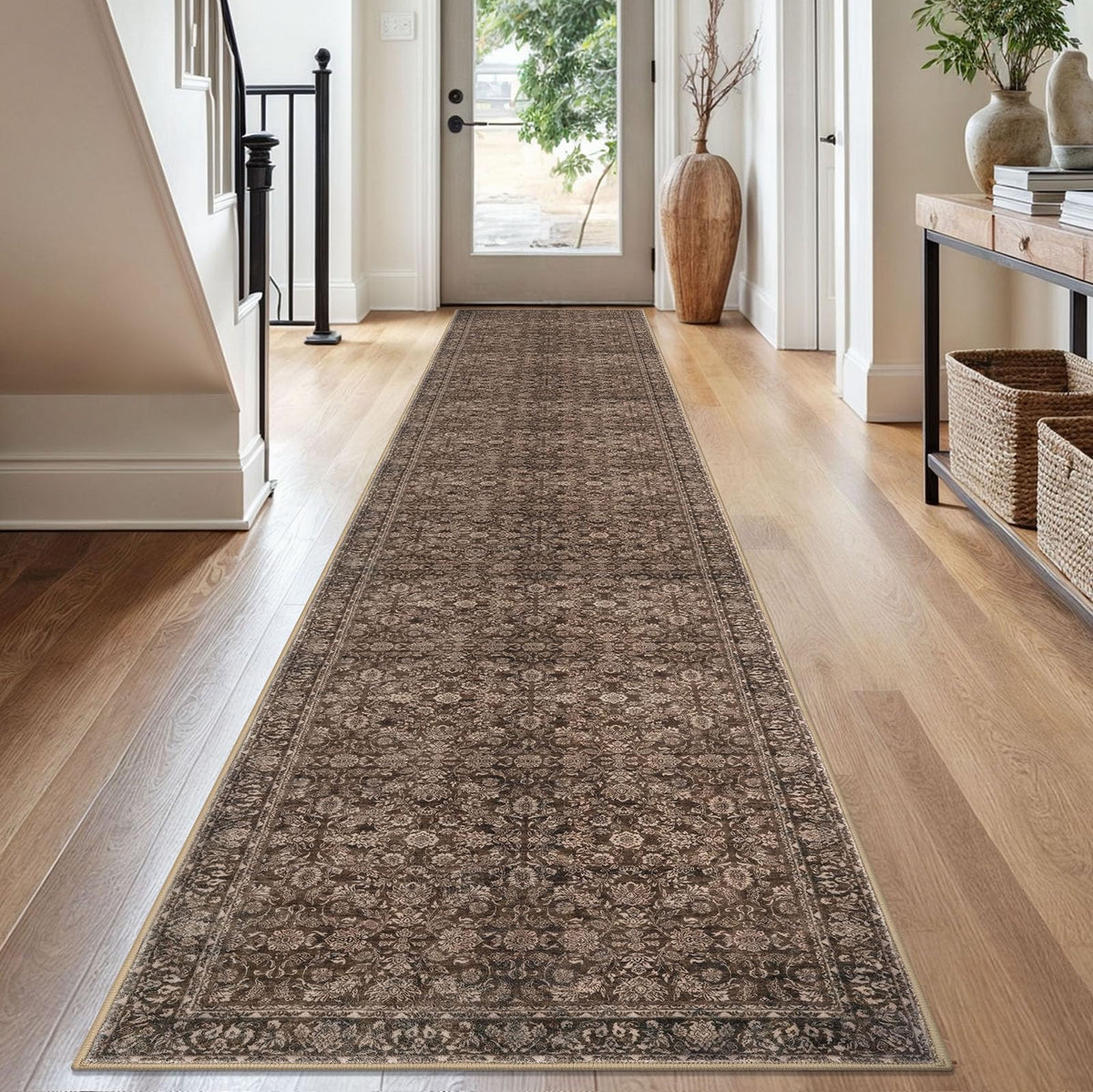 SIILOOM 2x3 Small Washable Area Rug Entryway Door Mat Indoor Kitchen Runner