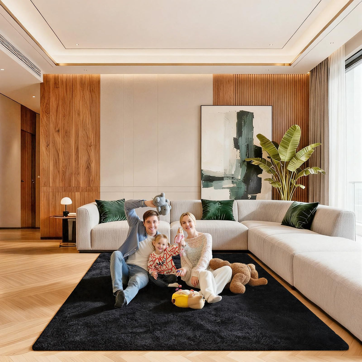 Pink Rug for Bedroom, 2x3 Small Fluffy Area Rugs for Living Room