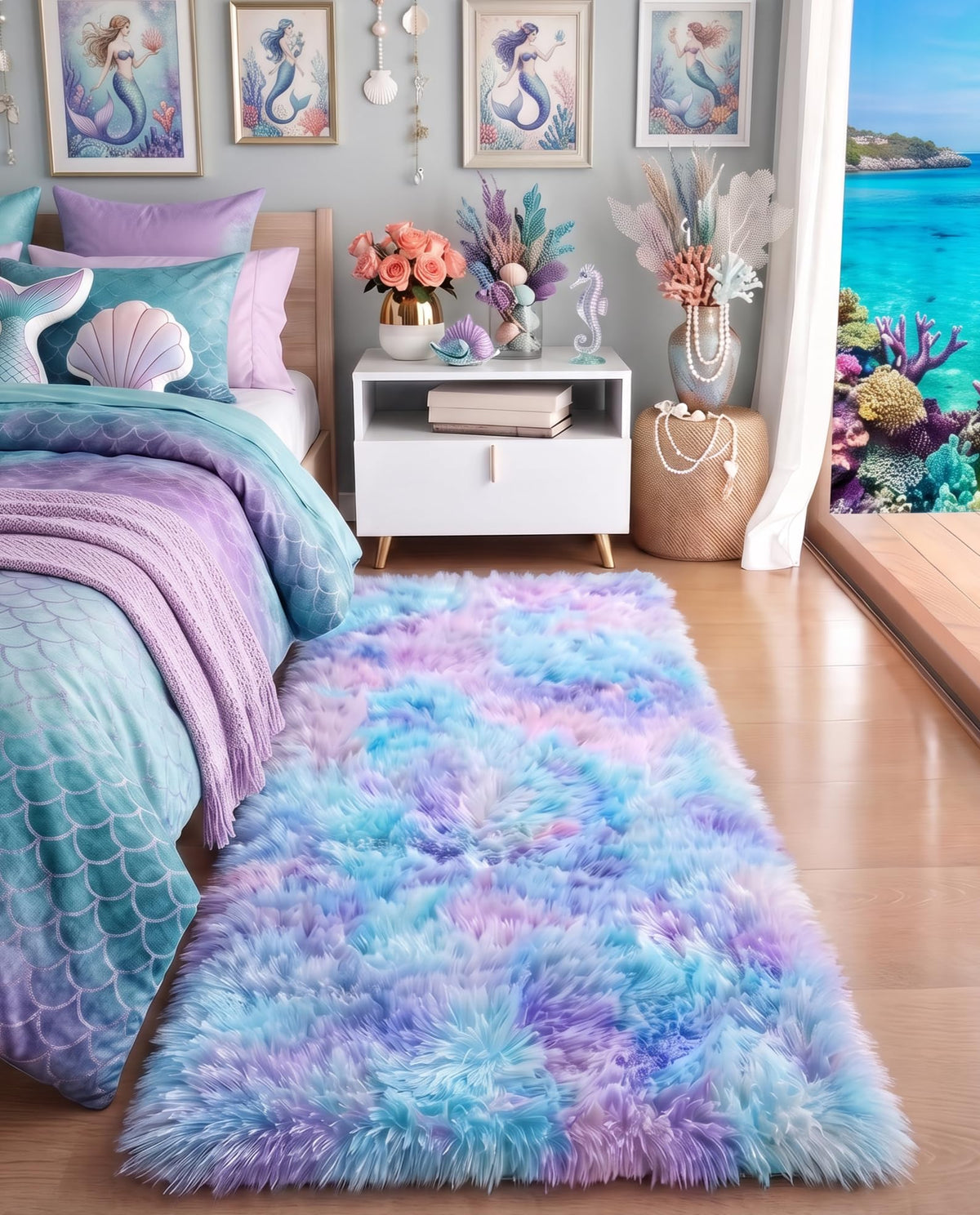 Super Soft Runner Rugs For Hallway 2x6 Ft,Grey Rug Home Decor Aesthetic