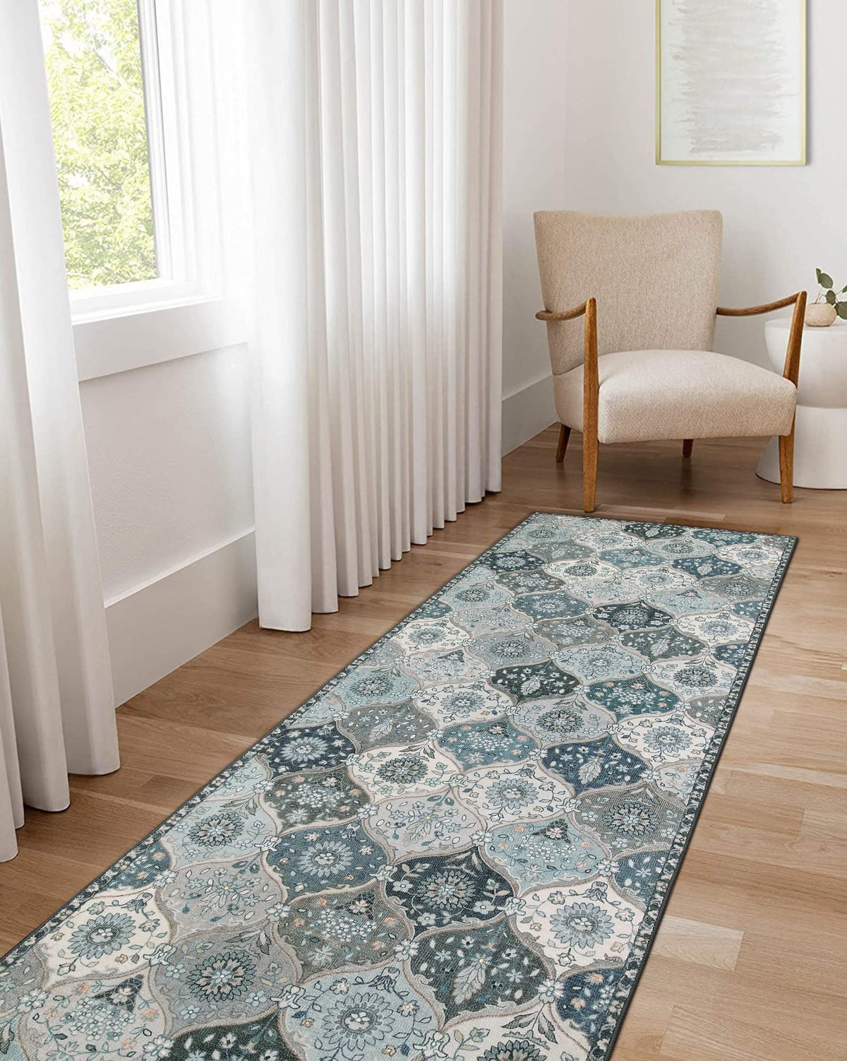 Lahome Washable Rugs for Entryway, 2x3 Kitchen Rugs Non Slip Washable