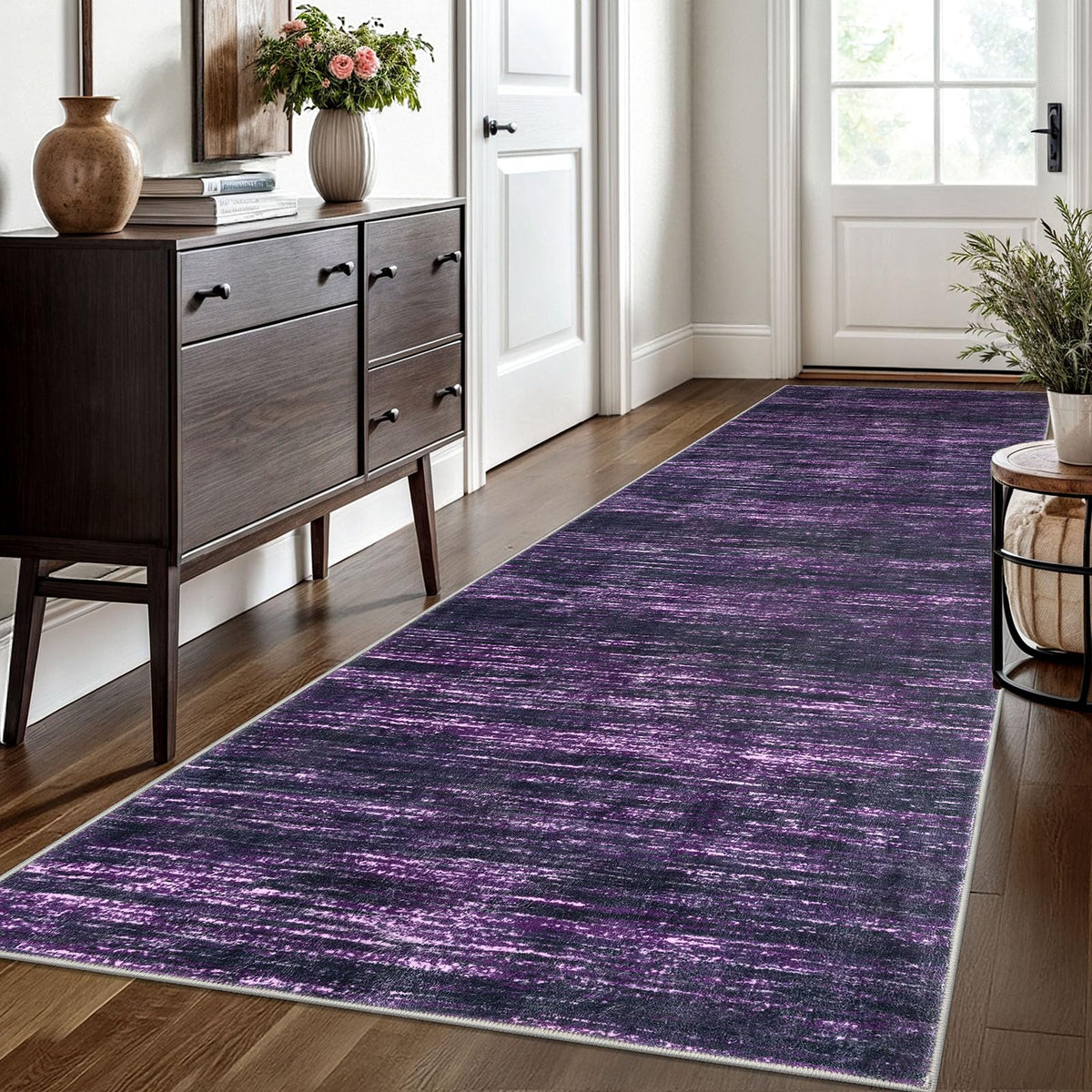 SIILOOM 3x5 Washable Area Rug Non Slip Door Mat Indoor for Entryway Bedside