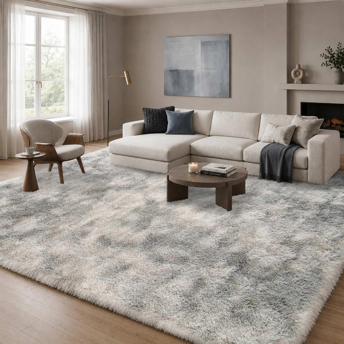 Baby Pink Fluffy Area Rug, Soft Washable, 2x5 Ft for Bedside