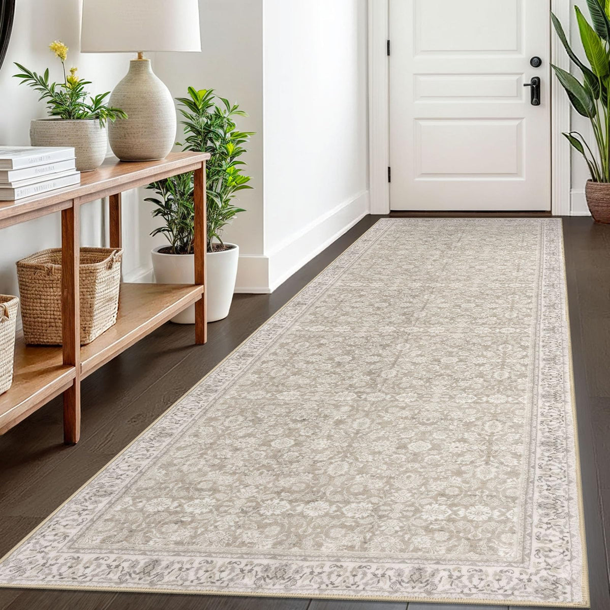 SIILOOM 2x3 Small Washable Area Rug Entryway Door Mat Indoor Kitchen Runner