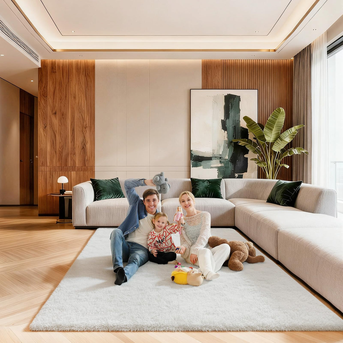 Pink Rug for Bedroom, 2x3 Small Fluffy Area Rugs for Living Room