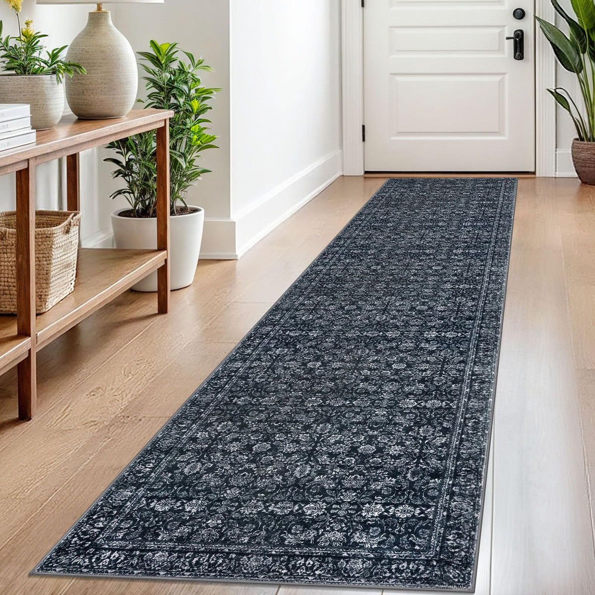 SIILOOM 2x3 Small Washable Area Rug Entryway Door Mat Indoor Kitchen Runner
