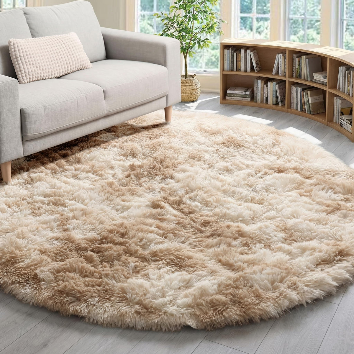 White Runner Rugs for Bedroom Living Room, Fluffy 2x6 Bedside Soft Area Rug