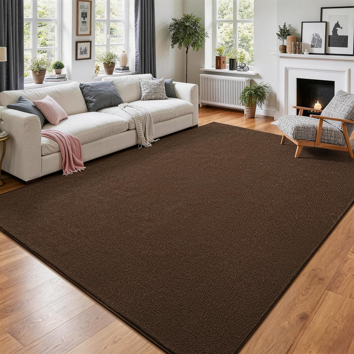 Vasofe Black Hallway Runner Rug, 2x6 Non Slip Runners, Washable Bedroom Rug